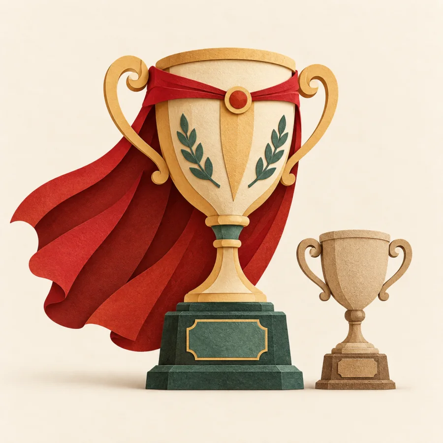 Piala yang memakai jubah