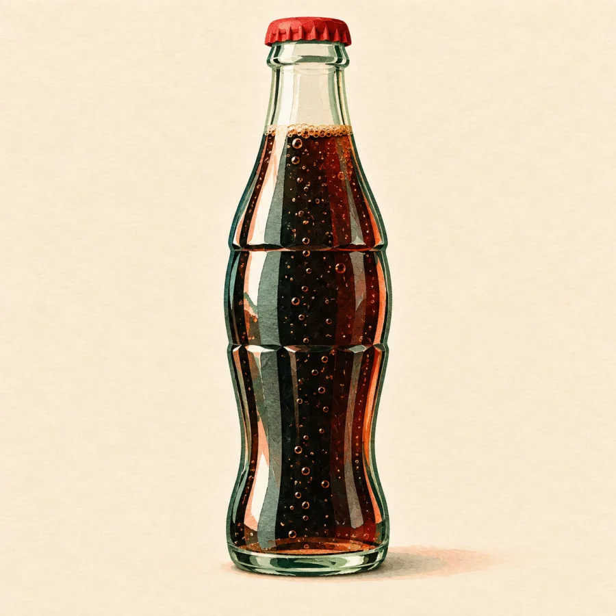 Sebotol minuman bersoda