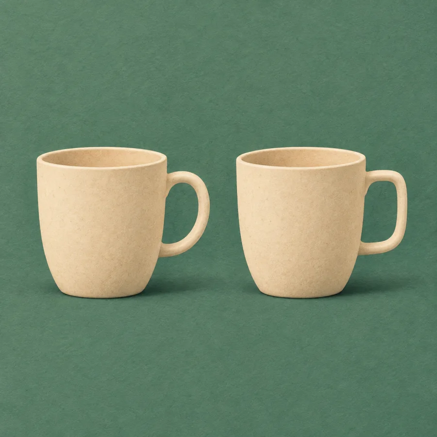 Dos tazas casi idénticas
