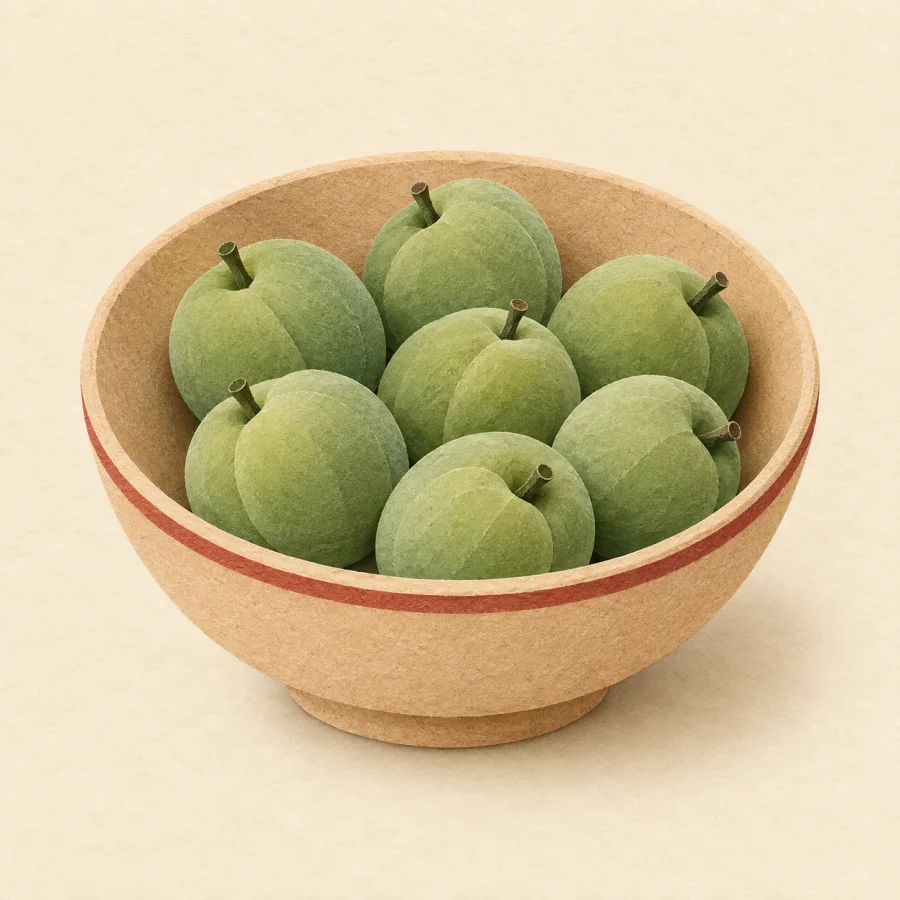 Mangkuk yang berisi aneka buah