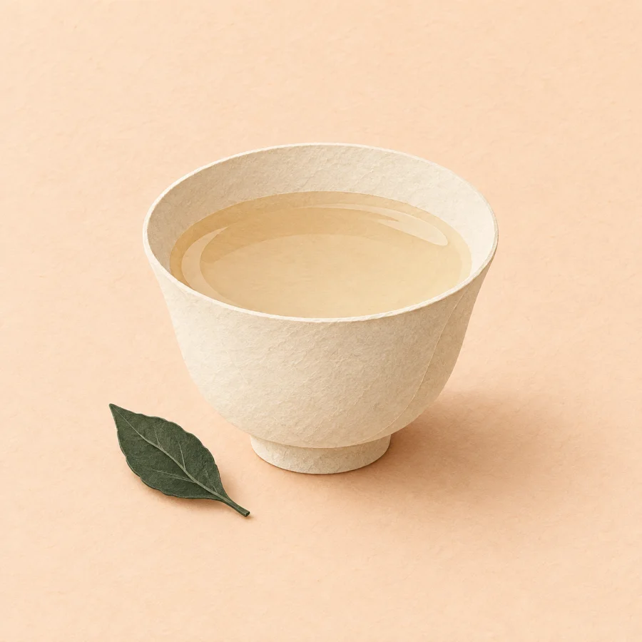 A cup of pale tea