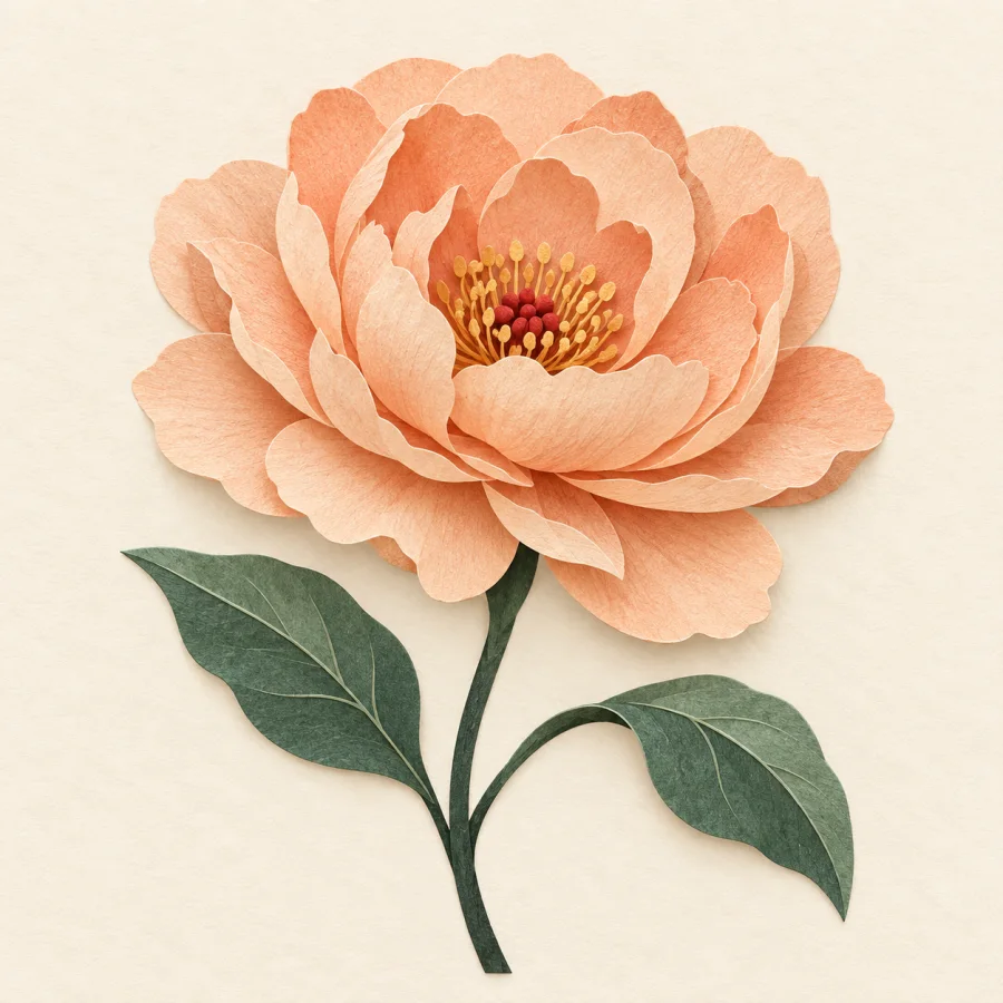 Una flor abriéndose en un tallo
