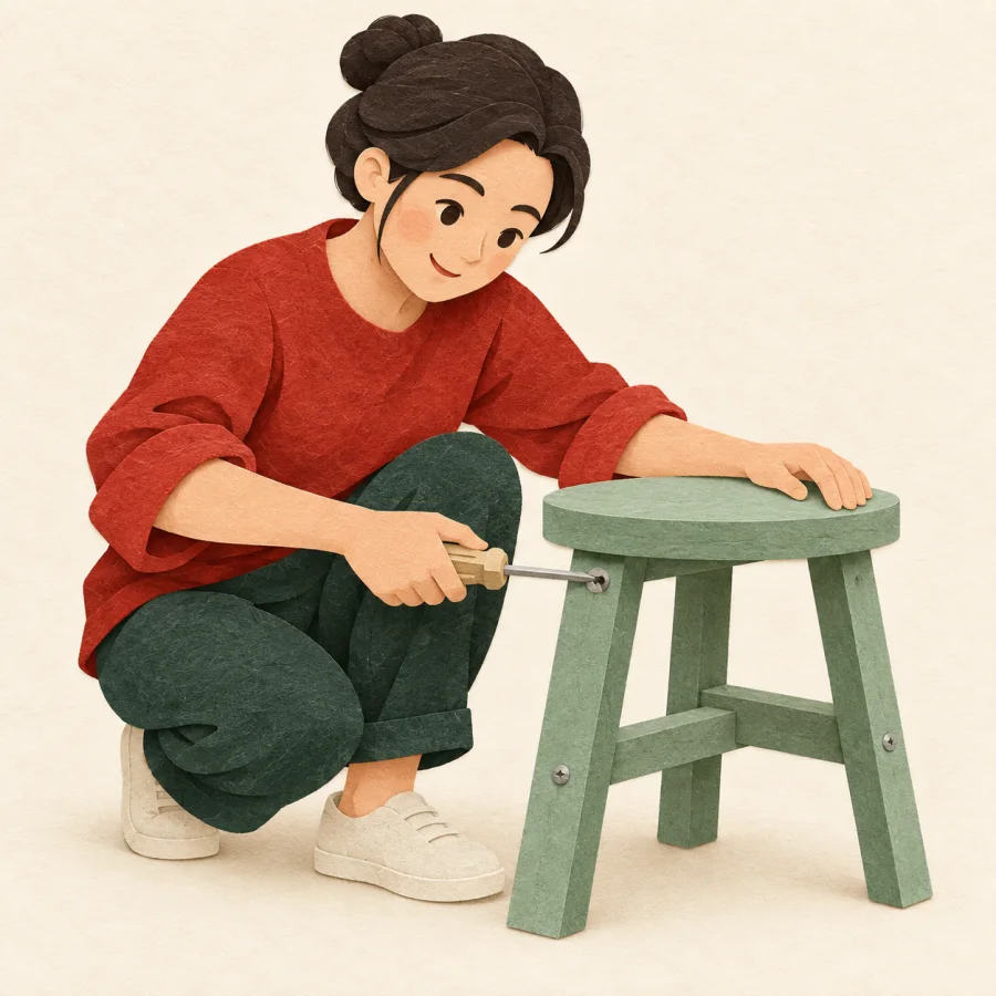 A person using a tool