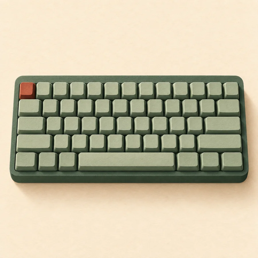 Un teclado con muchas teclas