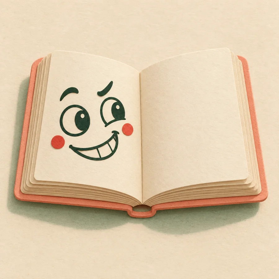 Açık duran resimli bir kitap