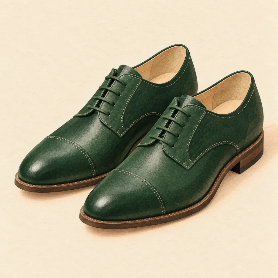 Um par de sapatos sociais