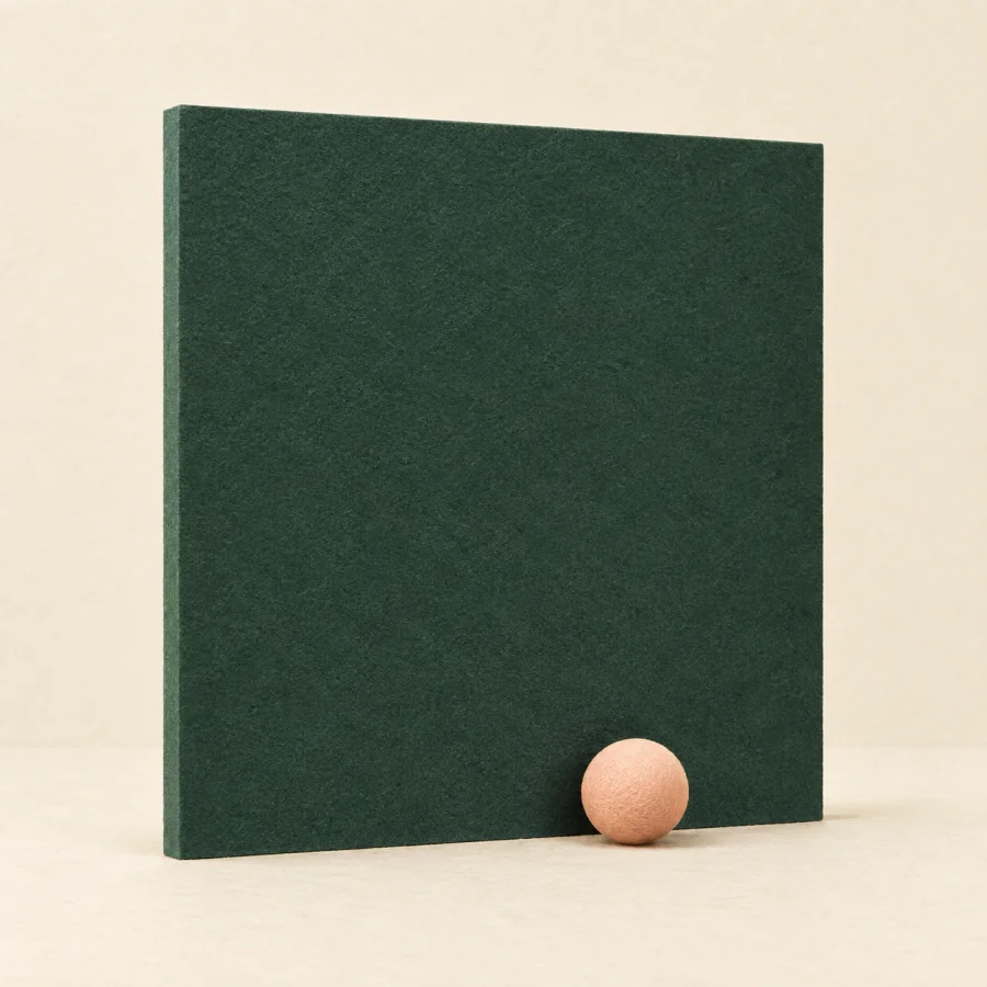 Eine Wand mit einem Ball