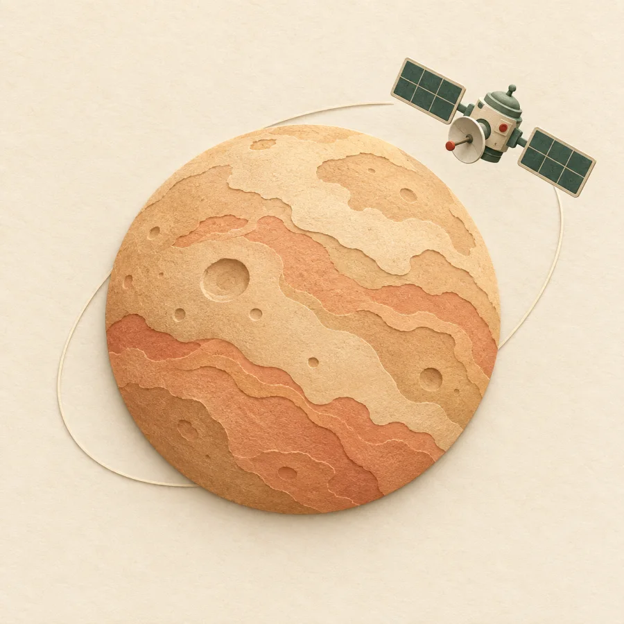 Wahana antariksa yang mengorbit sebuah planet
