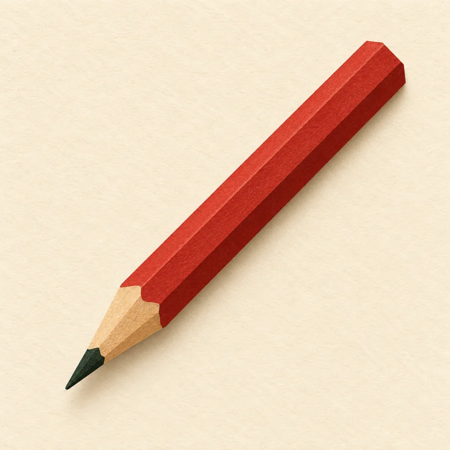 Un crayon bien taillé
