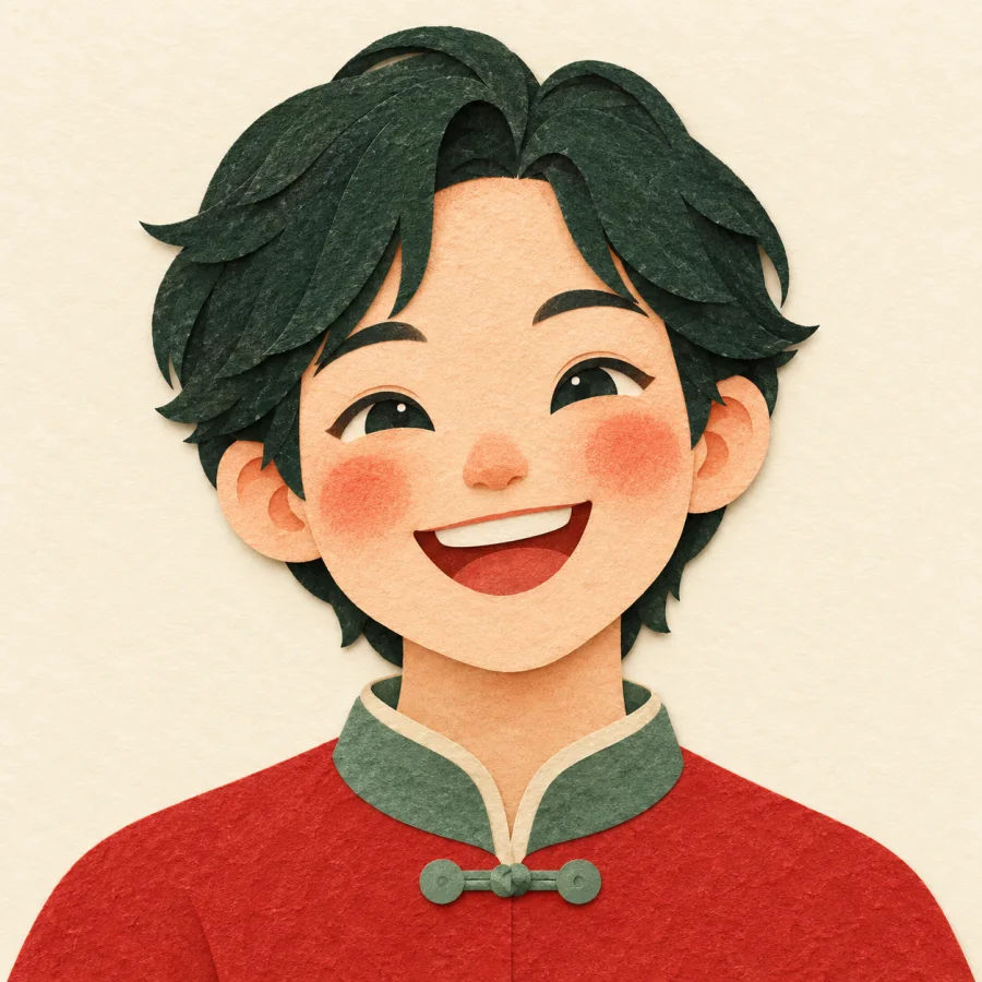 A person with a warm, broad smile