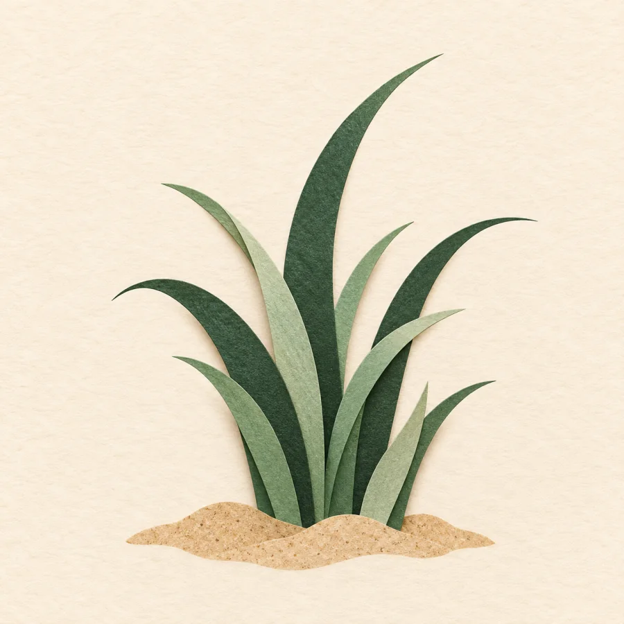 Une touffe d'herbe