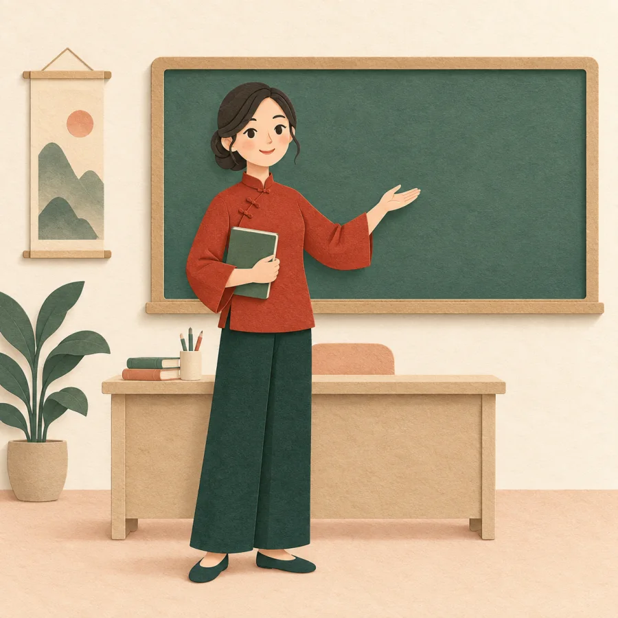 Guru di dalam ruang kelas