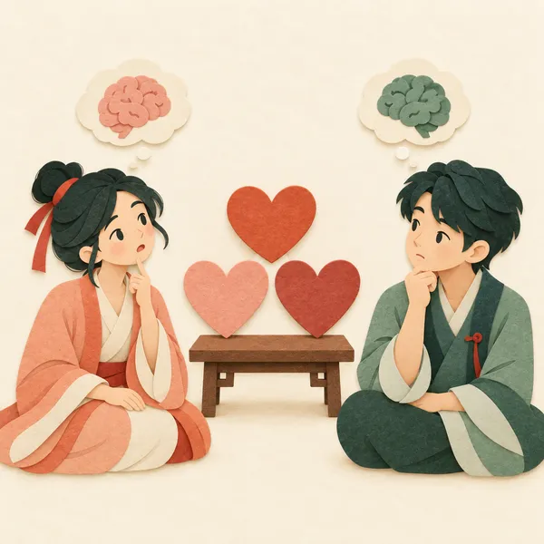three hearts, two minds