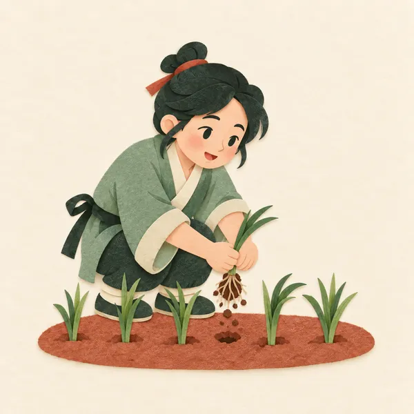 pull the seedlings to help them grow