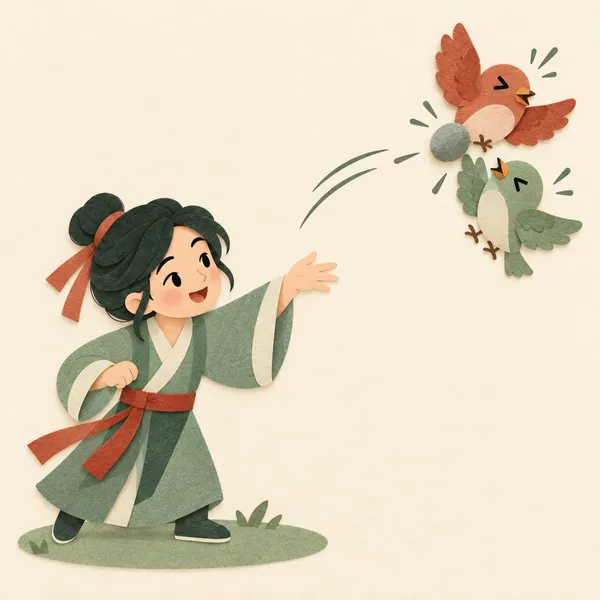 one stone, two birds