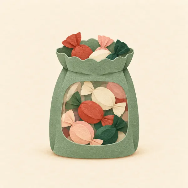 A bag of sweets