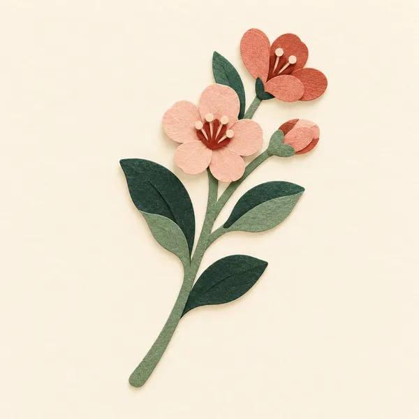 A spray of flowers