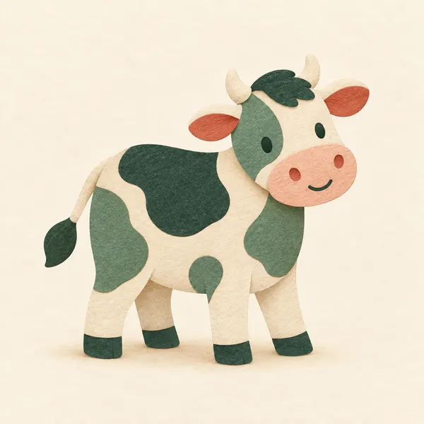 A cow